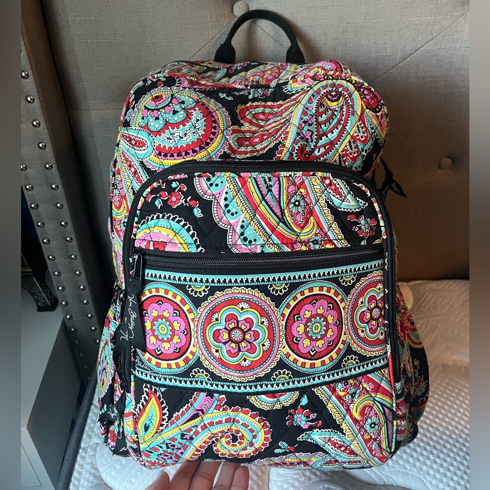 Vera Bradley Colorful Paisley Backpack